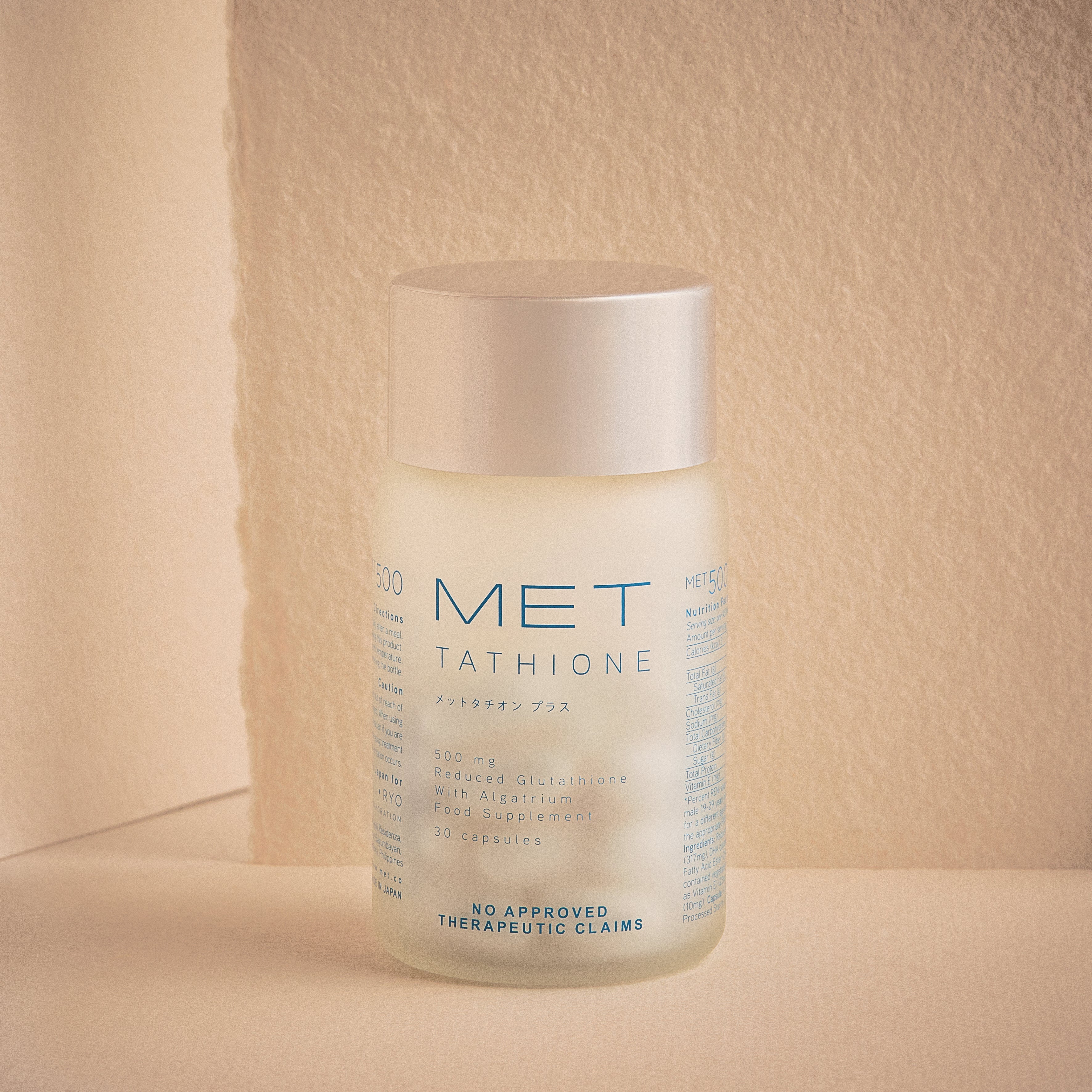 Met 500 Capsules - Premium 500-Count Bottle for Daily Wellness